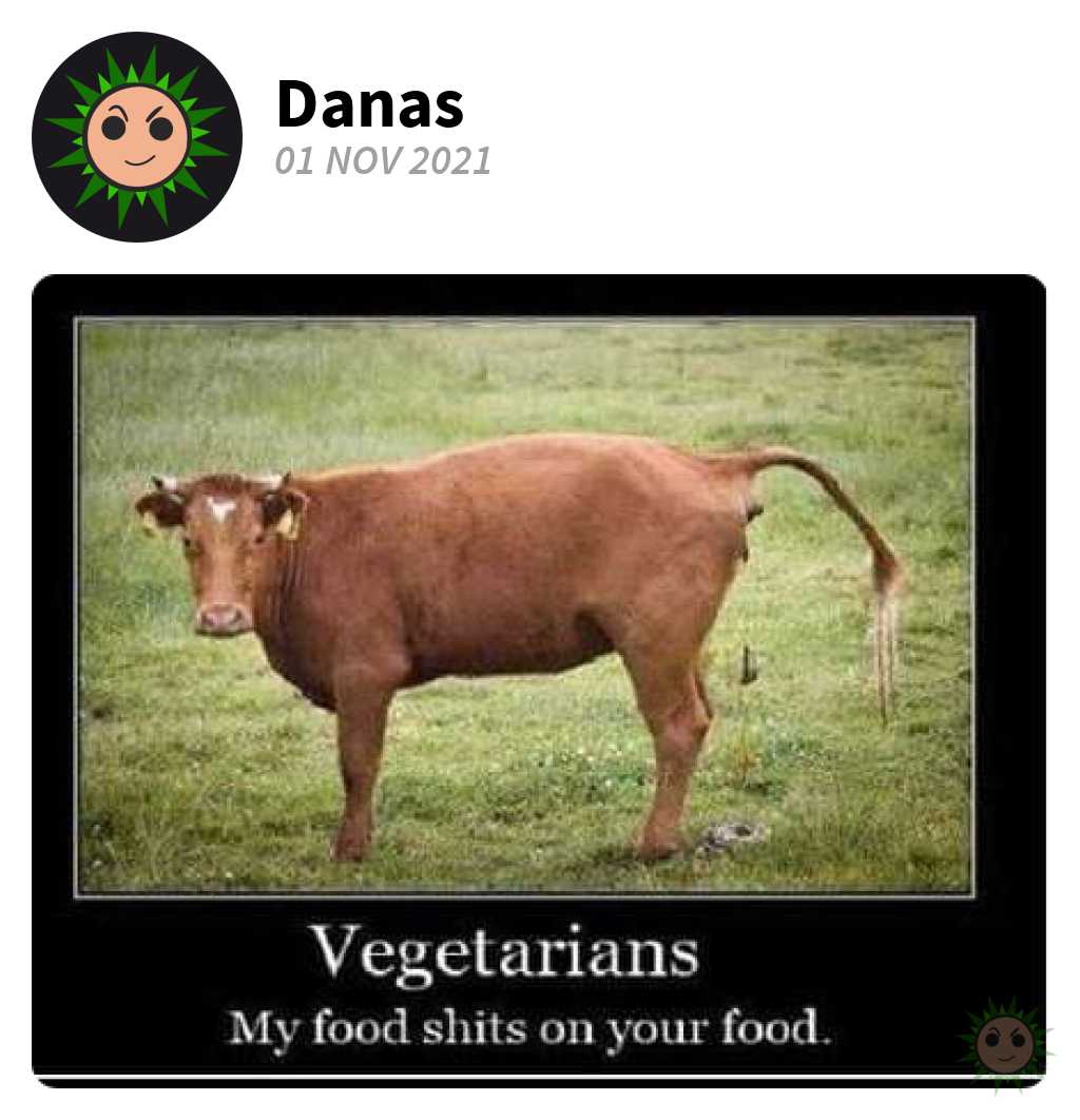 Un mensaje para los vegetarianos