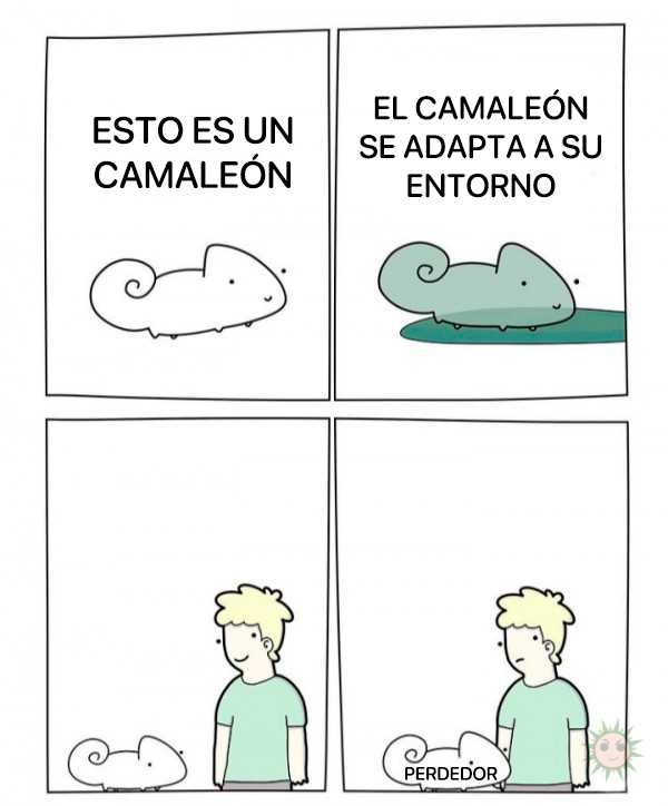 El camaleón no te miente