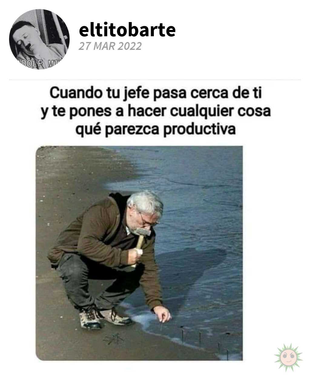 Uno se pregunta cuál es su verdadero trabajo