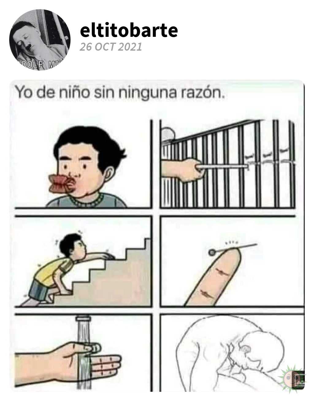 Yo de niño